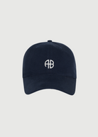 Anine Bing Jeremy Baseball Cap in Washed Navy | Shop Tula