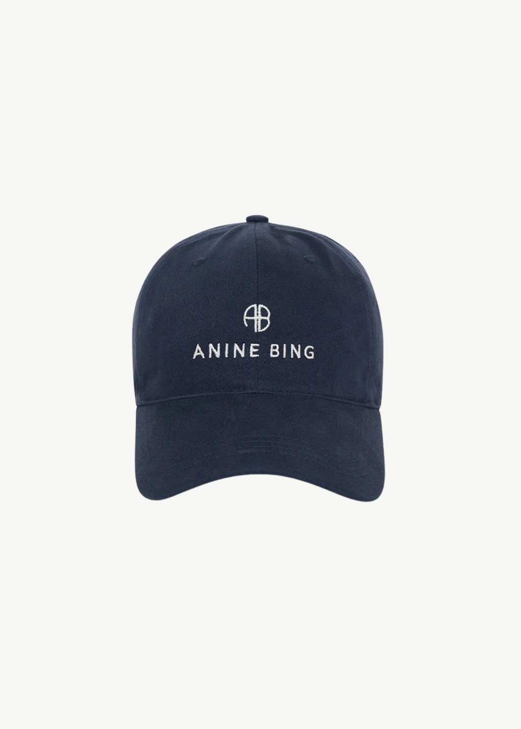 Anine Bing Jeremy Baseball Cap in Washed Navy | Shop Tula