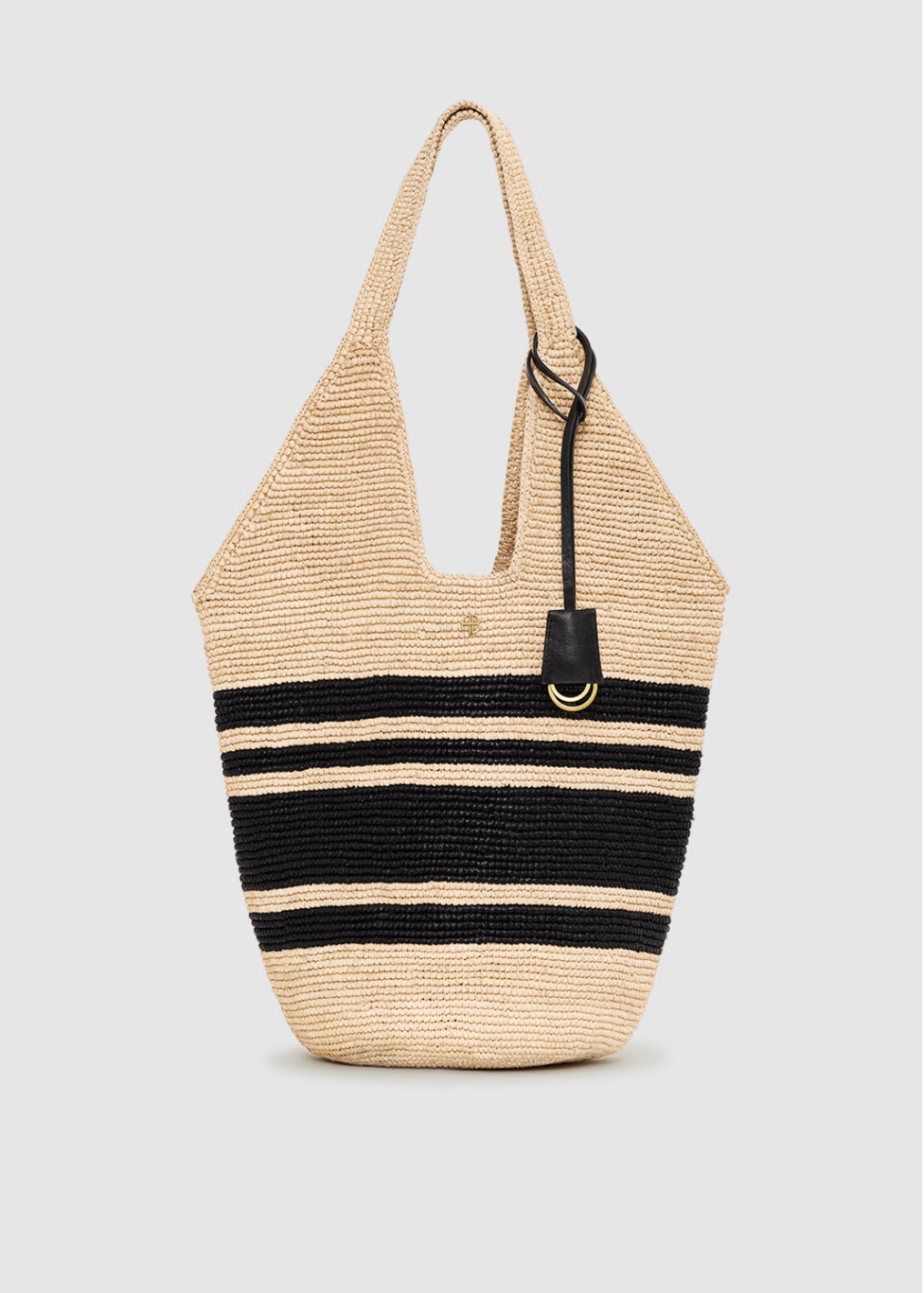 Anine Bing Leah Stripes Hobo Raphia Bag | Shop Tula