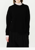 Anine Bing Lee Crew Sweater in Black | Shop Tula