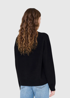 Anine Bing Lee Crew Sweater in Black | Shop Tula