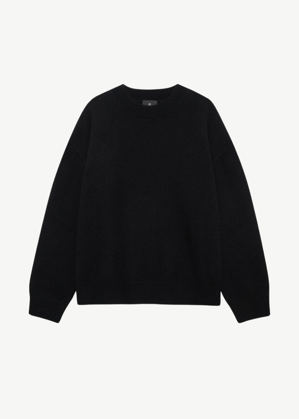 Anine Bing Lee Crew Sweater in Black | Shop Tula
