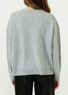 Anine Bing Lee Crew Sweater in Heather Grey | Shop Tula