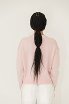 Anine Bing Lee Crew Sweater in Pink | Shop Tula