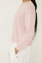 Anine Bing Lee Crew Sweater in Pink | Shop Tula