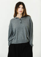 Anine Bing Lee Polo Sweater | Shop Tula
