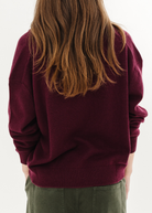 Anine Bing Lee Polo Sweater in Fig | Shop Tula