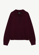 Anine Bing Lee Polo Sweater in Fig | Shop Tula
