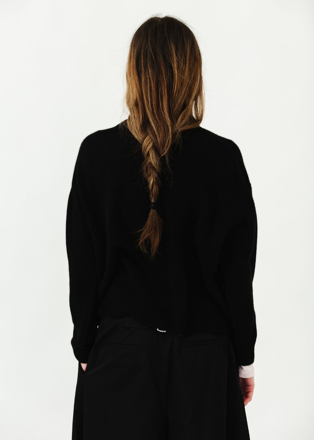 Anine Bing Lee Crewneck Sweater in Black | Shop Tula