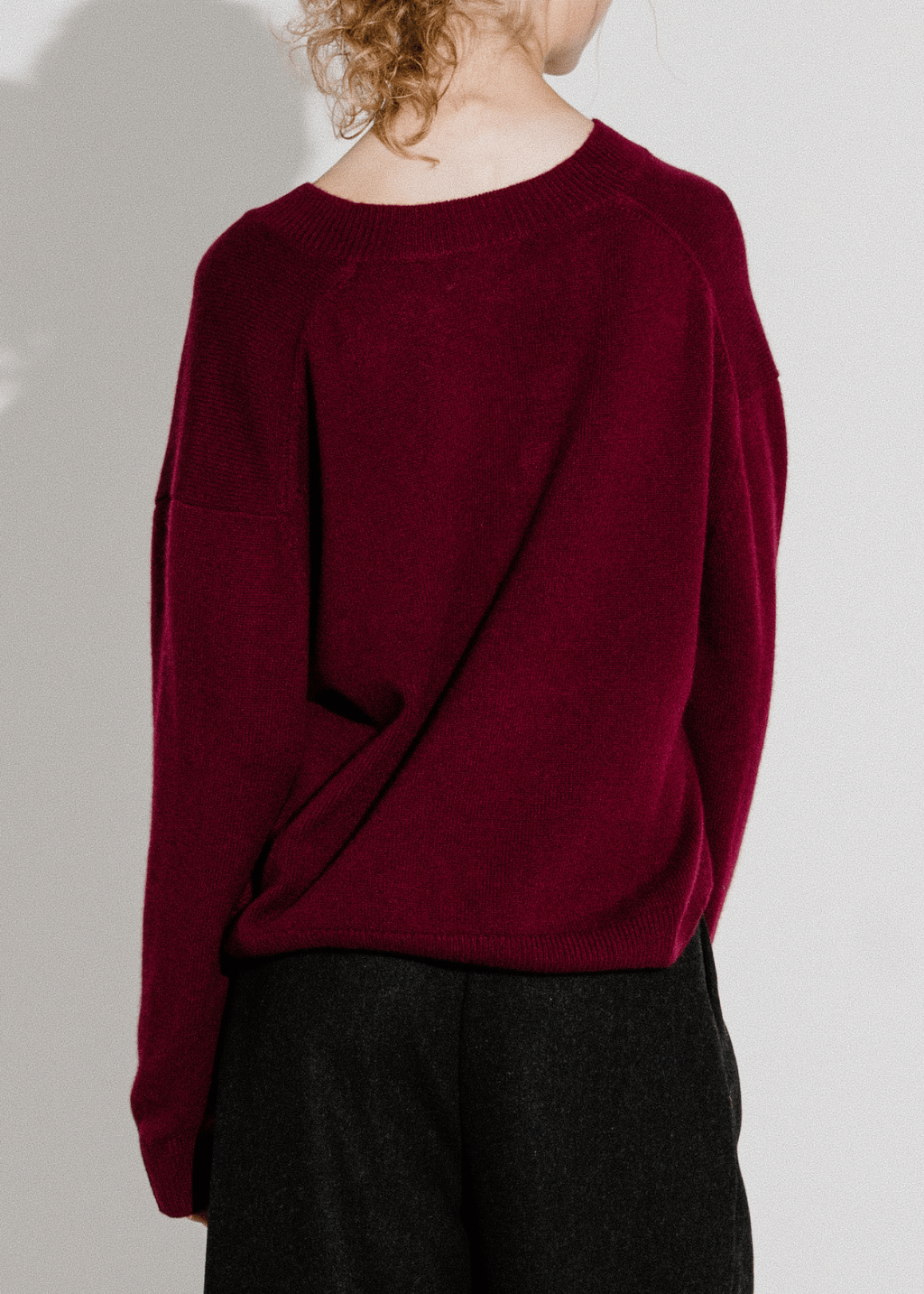 Anine Bing Lee Sweater in Burgundy | Shop Tula