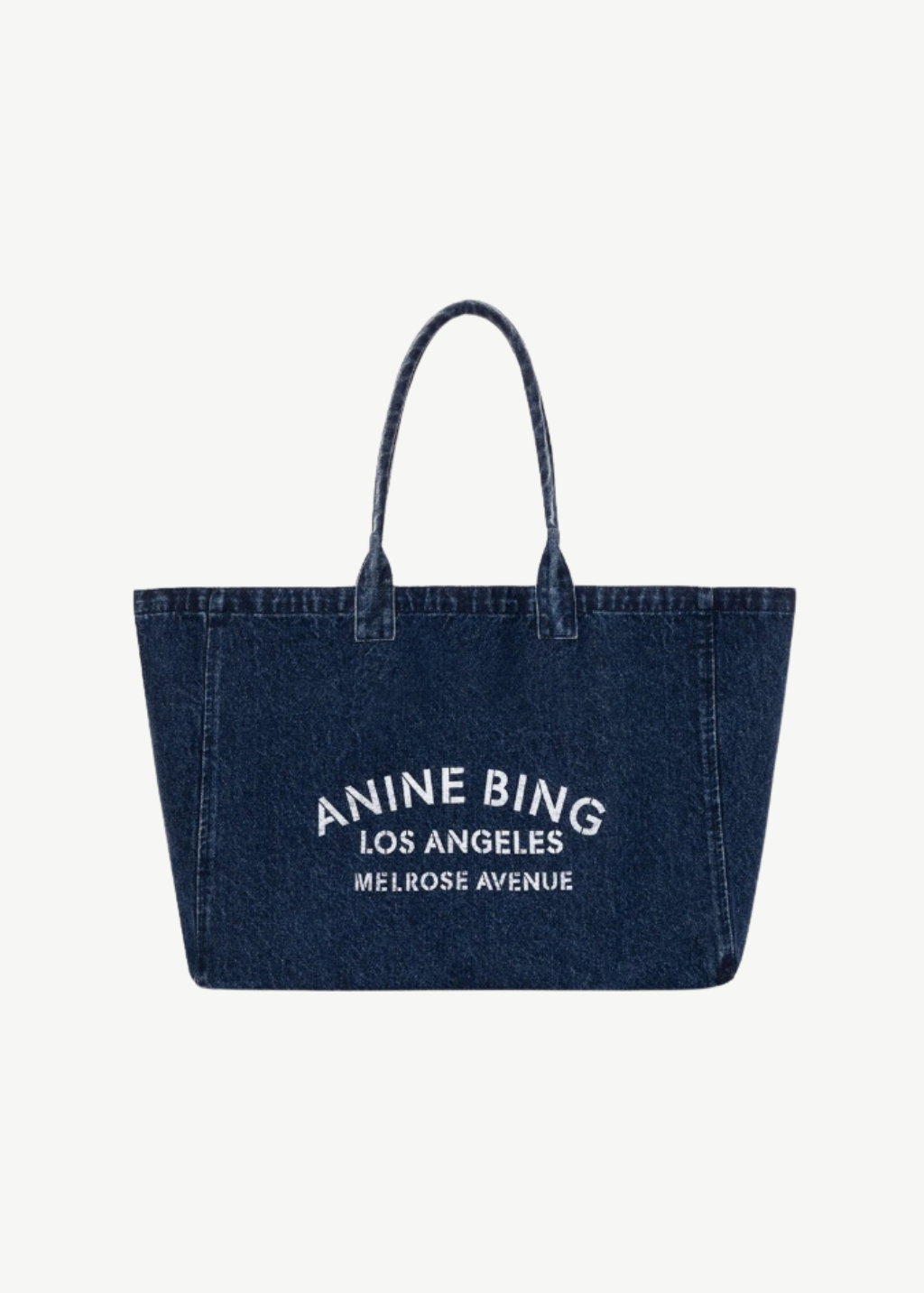 Anine Bing Leo Denim Tote | Shop Tula