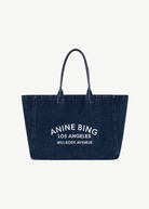 Anine Bing Leo Denim Tote | Shop Tula