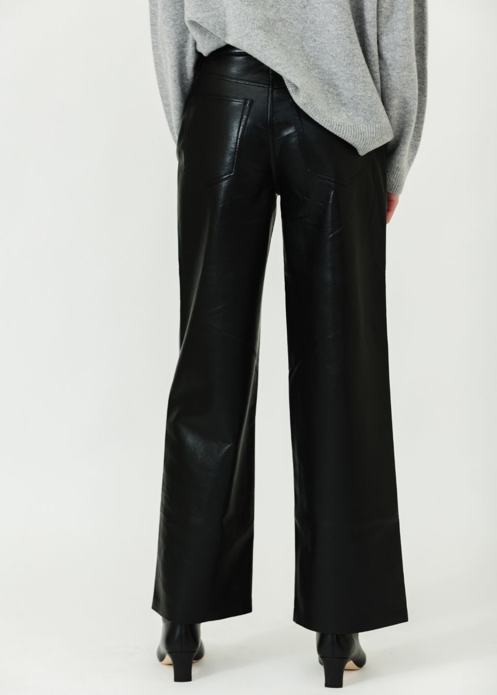 Anine Bing Manon Recycled Leather Pant Back | Shop Tula