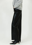 Anine Bing Manon Recycled Leather Pant Side | Shop Tula
