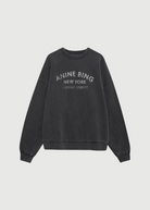 Anine Bing Miles Sweatshirt NY in Washed Black | Shop Tula