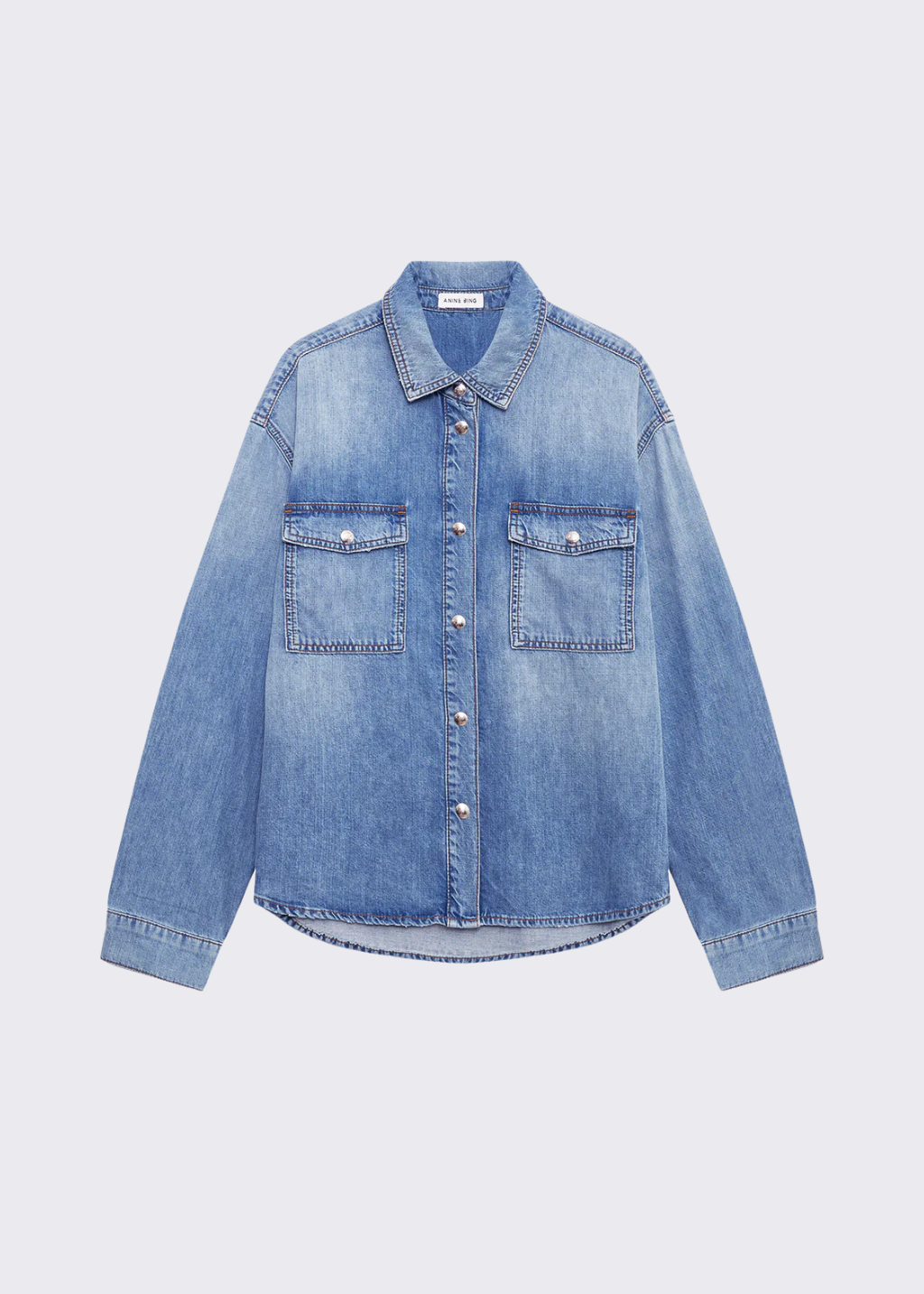 Anine Bing Paxton Shirt in Tidal Blue | Shop Tula