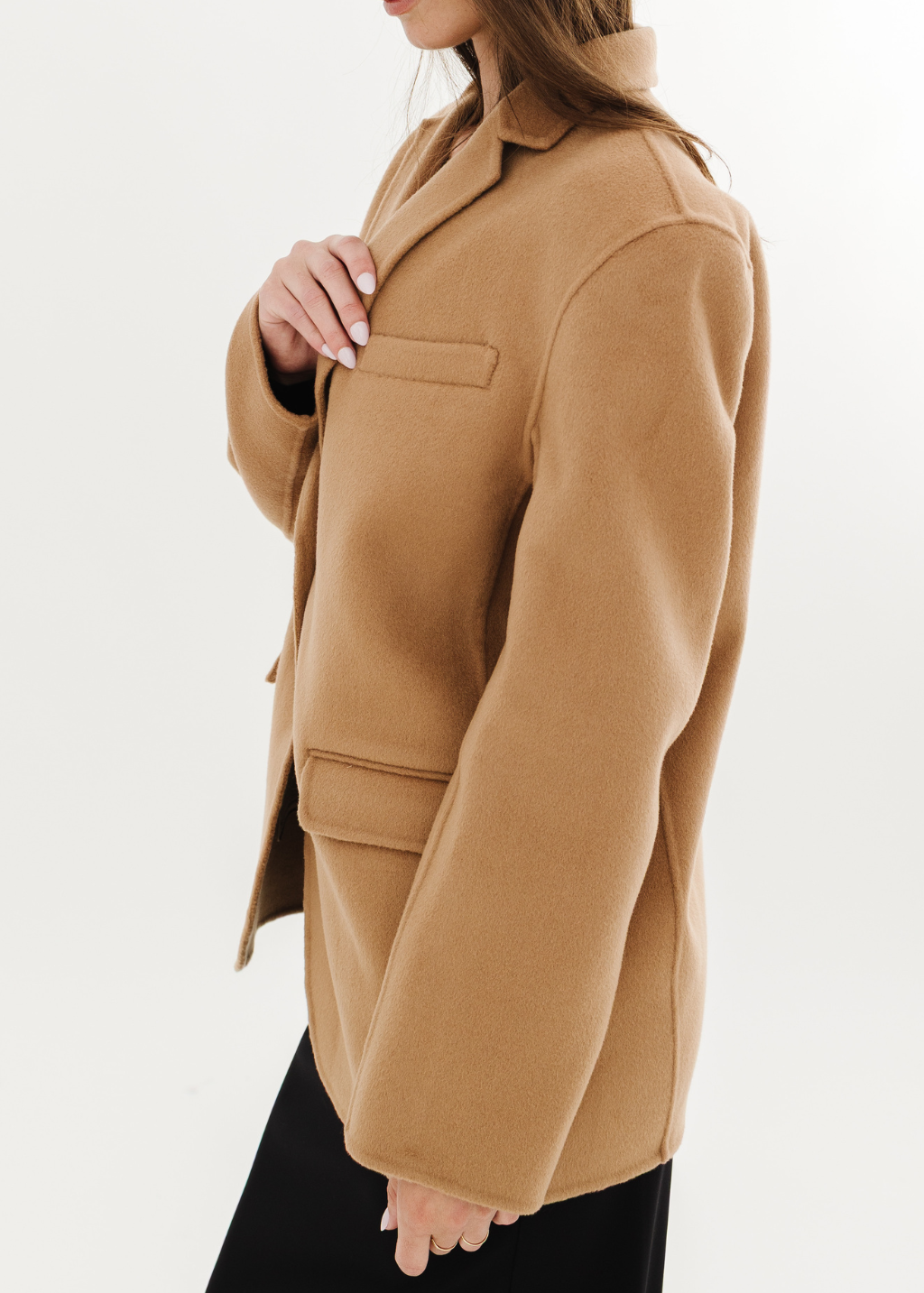 Anine Bing Quinn Blazer in Camel | Shop Tula