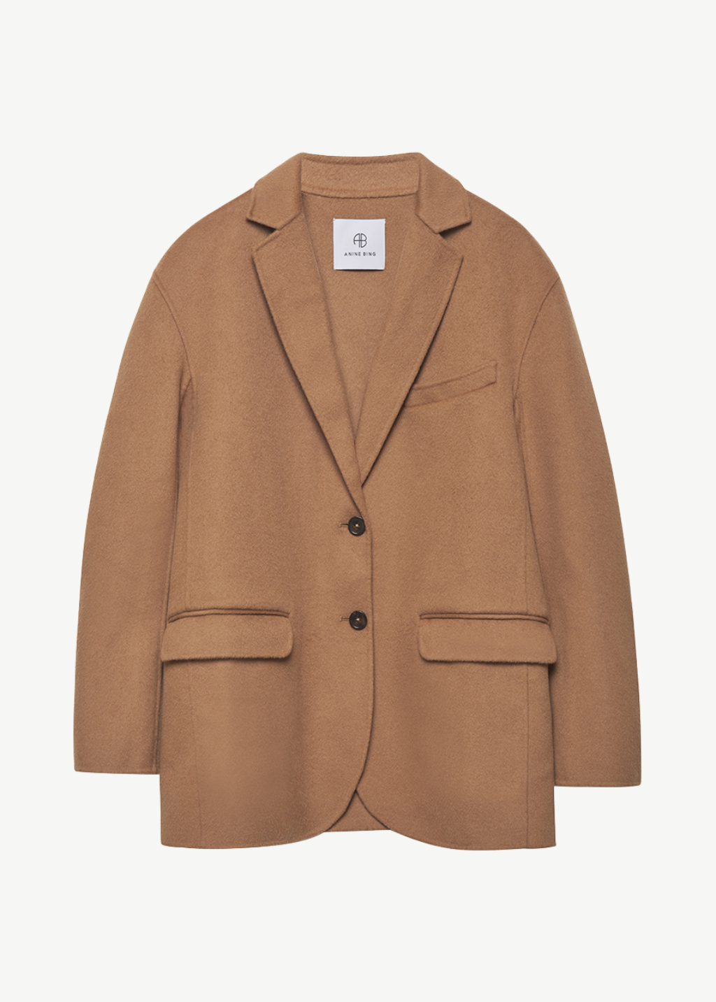 Anine Bing Quinn Blazer in Camel | Shop Tula