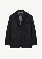 Anine Bing Quinn Blazer in Dark Grey | Shop Tula