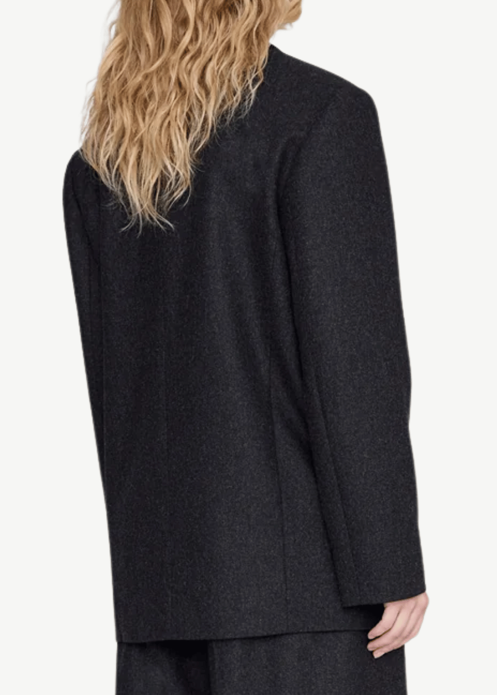 Anine Bing Quinn Blazer in Dark Grey | Shop Tula