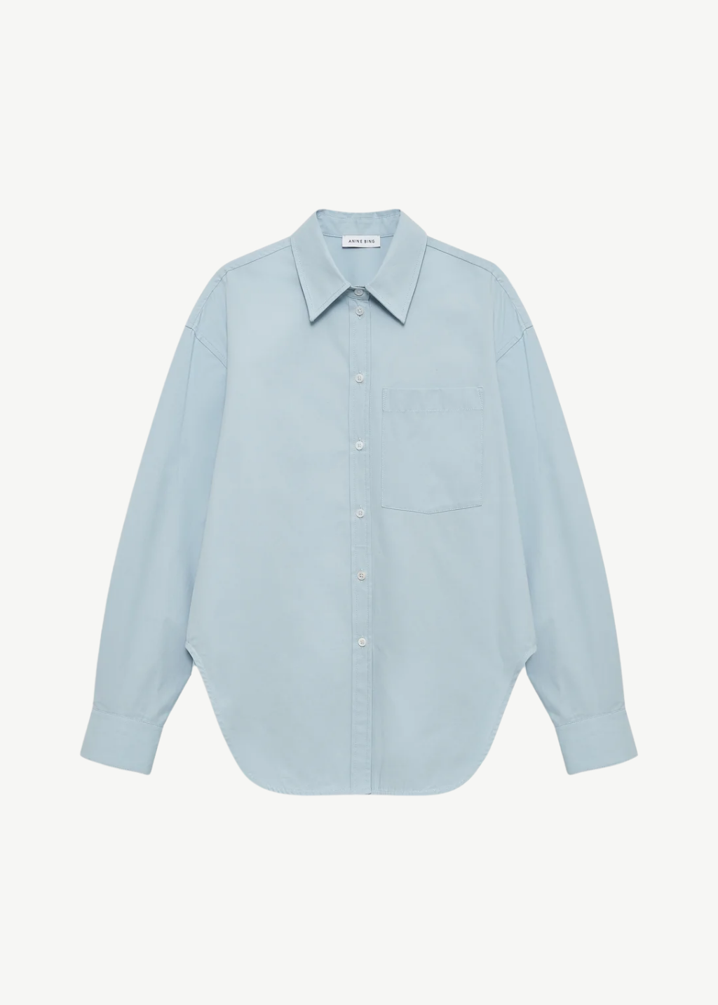 Anine Bing Scott Shirt in Cloud Blue | Shop Tula
