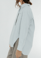 Anine Bing Scott Shirt in Cloud Blue | Shop Tula