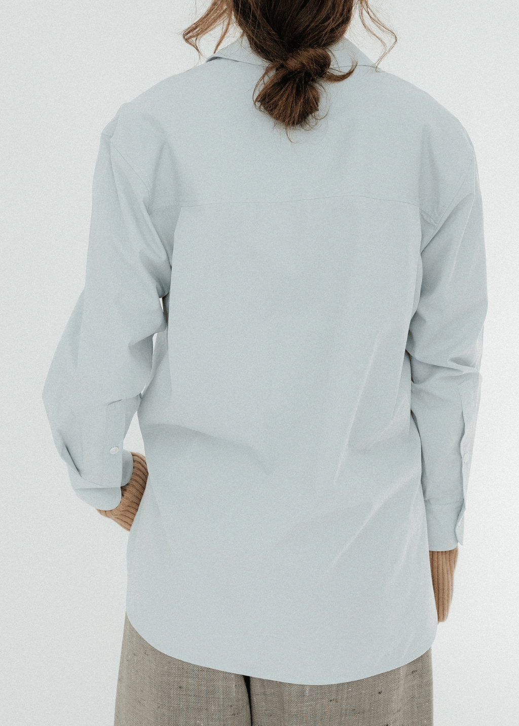 Anine Bing Scott Shirt in Cloud Blue | Shop Tula