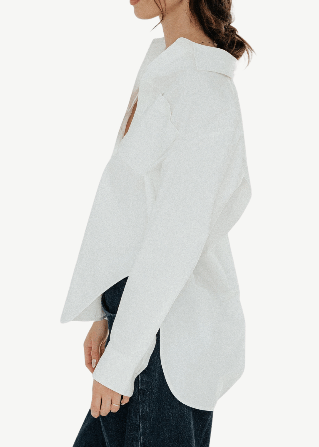 Anine Bing Scott Shirt in White | Shop Tula
