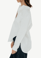 Anine Bing Scott Shirt in White | Shop Tula