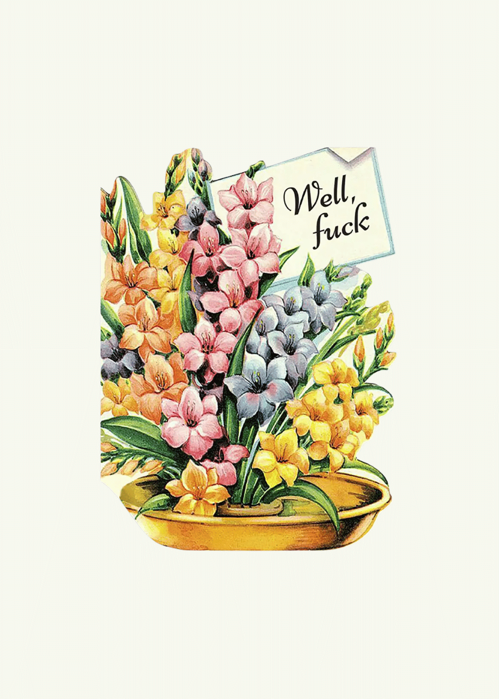 Bad Betty Greeting Co. Well, F*ck Sympathy Card | Shop Tula