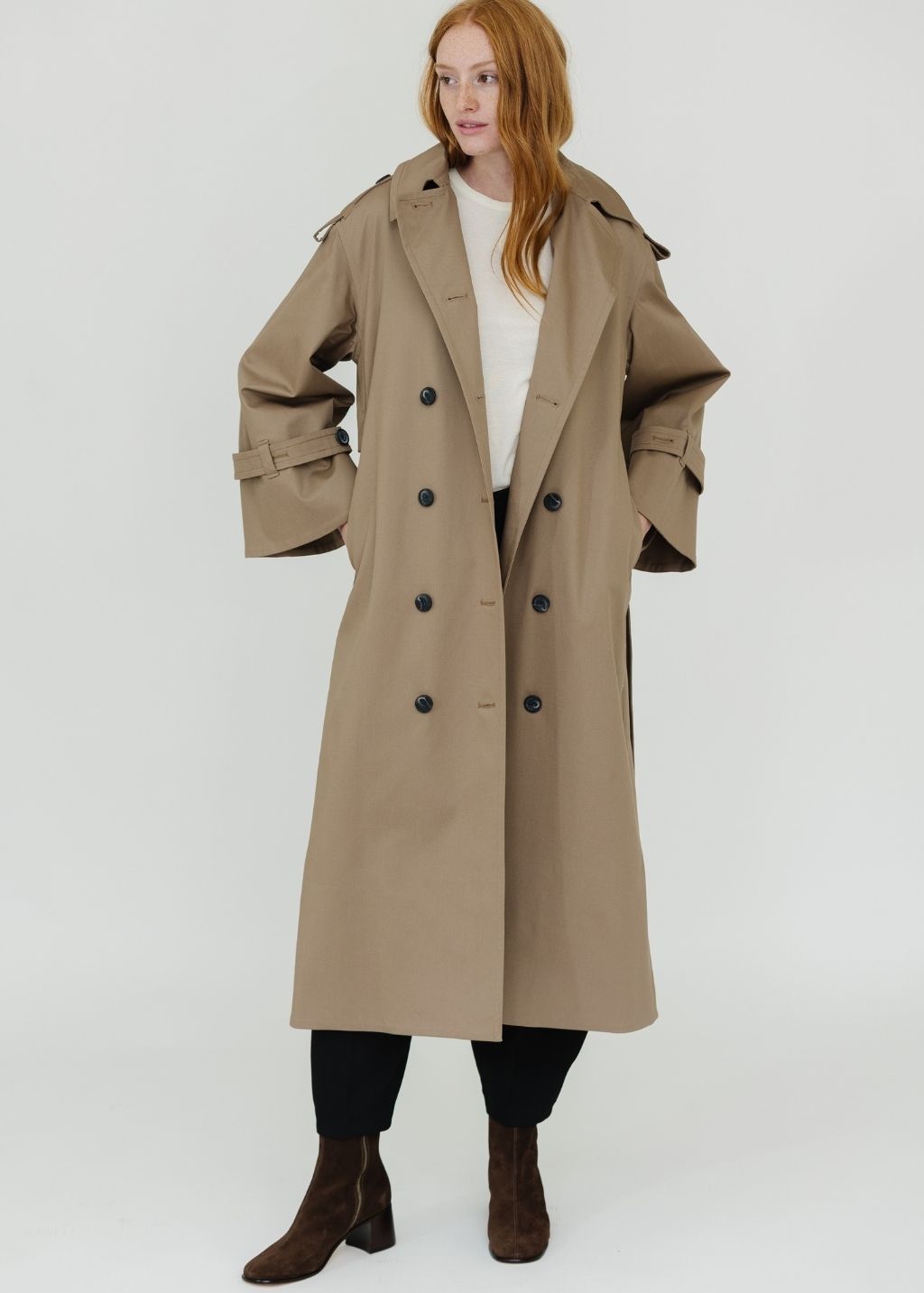 By Malene Birger Alaya Jacket in Fosil | Shop Tula