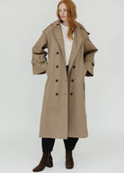 By Malene Birger Alaya Jacket in Fosil | Shop Tula