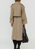 By Malene Birger Alaya Trench in Fosil | Shop Tula