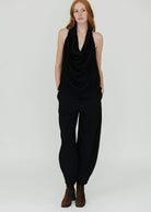 By Malene Birger Charlotte Top in Black | Shop Tula