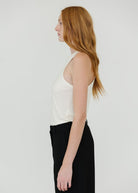 By Malene Birger Lise Tank in Soft White | Shop Tula