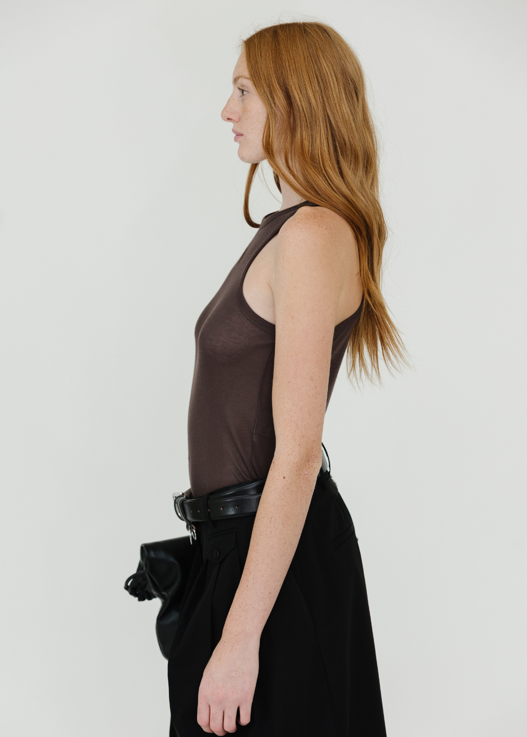 By Malene Birger Lise Top in Warm Brown | Shop Tula