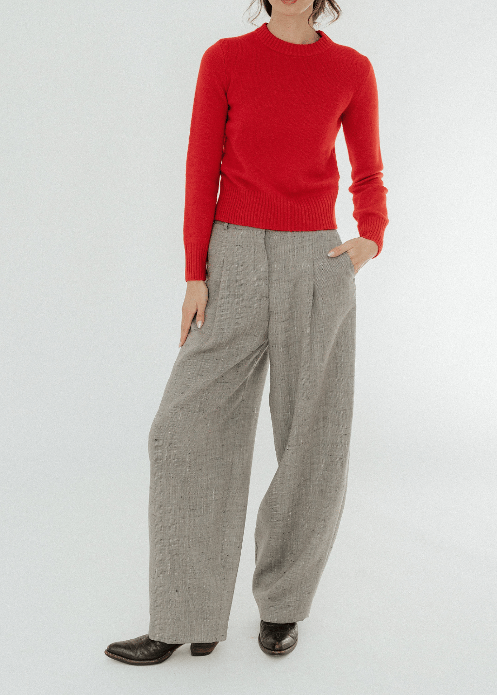 By Malene Birger Povilanna Pant in Grey | Shop Tula