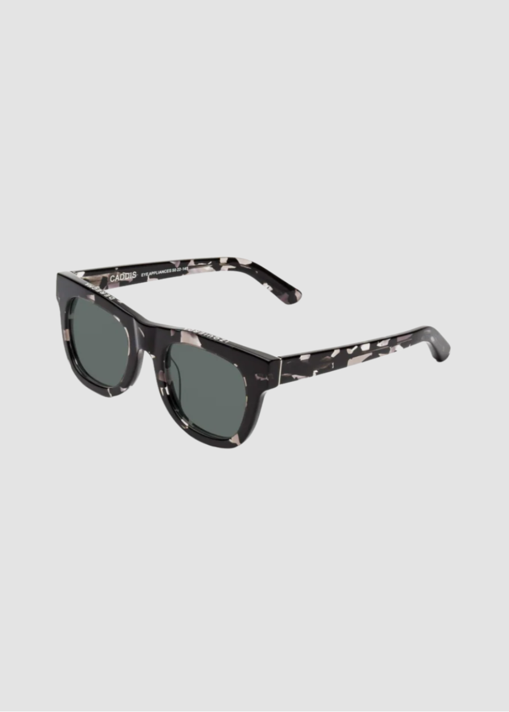 Caddis D28 Sunglasses in Black Tortoise w/ Polarized Grey | Shop Tula