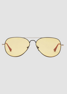 Caddis Mabuhay Reading Glasses in Matte Black/Gold | Shop Tula