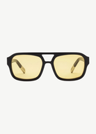 Caddis Neta x Liz Lambert Readers in Gloss Black/Amber | Shop Tula