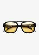 Caddis Neta x Liz Lambert Readers in Gloss Black/Amber | Shop Tula