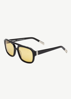 Caddis Neta x Liz Lambert Readers in Gloss Black/Amber | Shop Tula