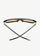Caddis Neta x Liz Lambert Readers in Gloss Black/Amber | Shop Tula