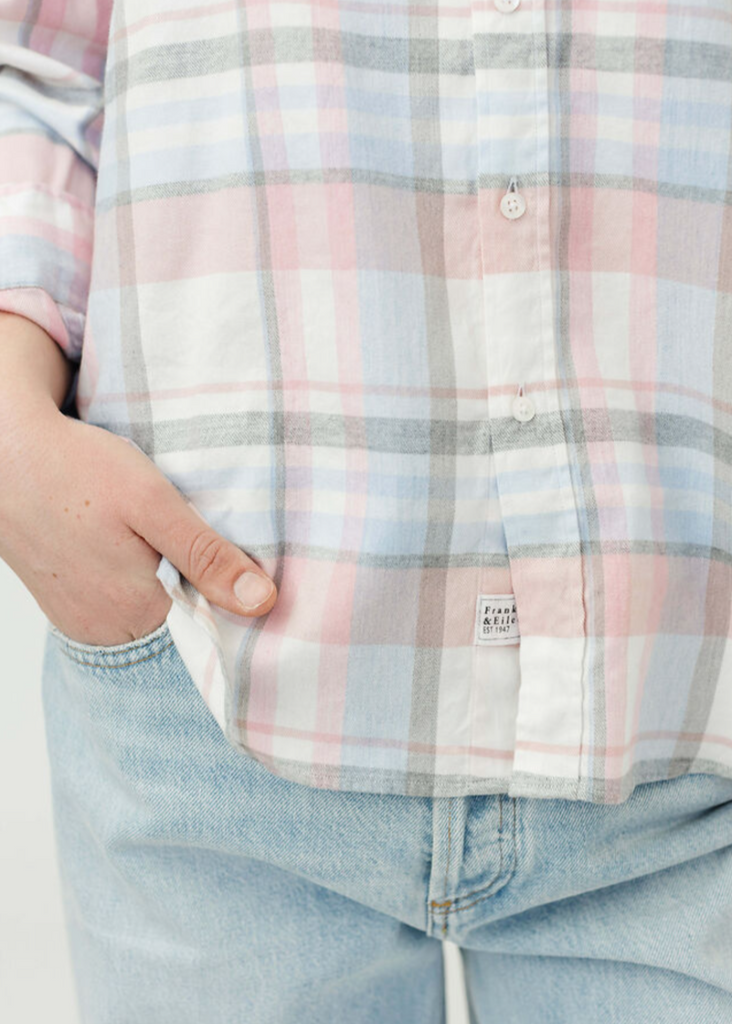 Close Up Frank & Eileen Relaxed Button-Up | Tula's Online Boutique