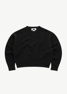 Colorush Chunky Carmen V Neck in Black | Shop Tula