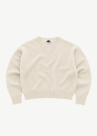 Colorush Chunky Carmen V Neck in Organic White | Shop Tula