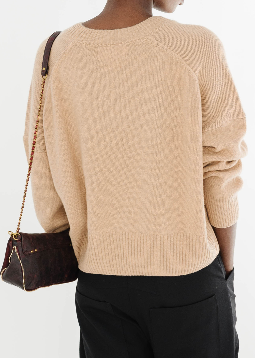 Colorush Chunky Carmen V Neck in Toasted | Shop Tula