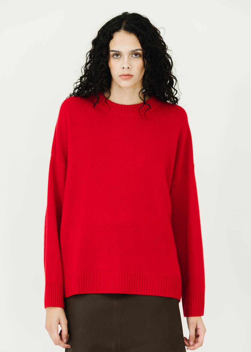 Colorush Jama Chunky Crew in Cherry | Shop Tula