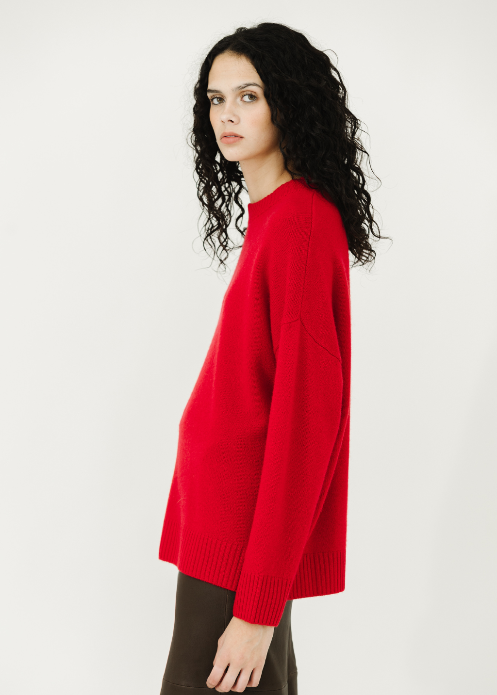 Colorush Jama Chunky Crew in Cherry | Shop Tula