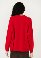 Colorush Jama Chunky Crew in Cherry | Shop Tula